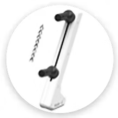 Motorized verticalization handles