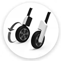 Motorized rear wheels